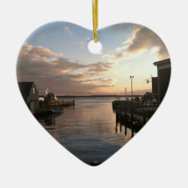 Holz-Loch-Hafen-Weihnachtsverzierung Keramik Ornament