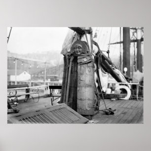 Holz-Maiden, Foltergerät: 1910er Poster