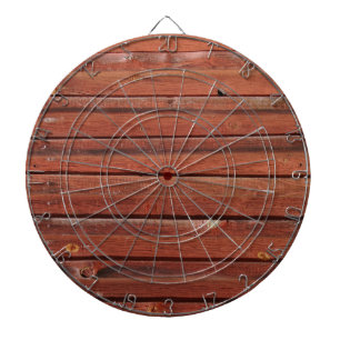 Holz mit antiker Patina Dartscheibe