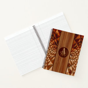 Holz Muster Notizbuch
