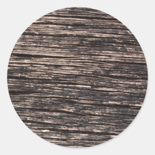 Holz Runder Aufkleber