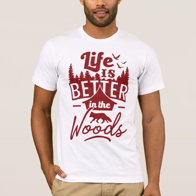 Holz T-Shirt (Vorderseite)