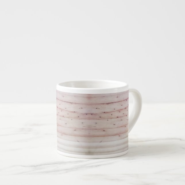 Holz Textur Espresso Kaffeebecher Tasse Cup (Vorderseite Rechts)