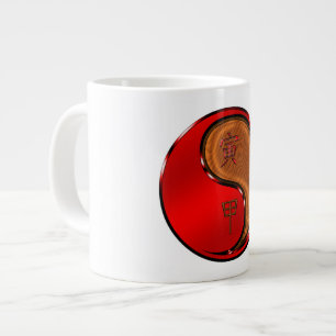 Holz Tiger Jumbo-Tasse