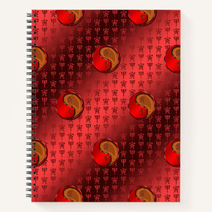 Holz Tiger Notizbuch
