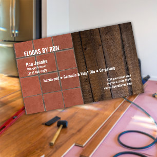 Holz-, Tile- und Teppichunternehmen Visitenkarte