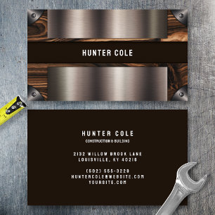 Holz und Metall Industrie  Visitenkarte