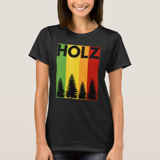 Holz Vintagen Holzfäller Forstwirtschaft Holzarbei T-Shirt
