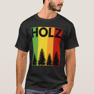 Holz Vintagen Holzfäller Forstwirtschaft Holzarbei T-Shirt