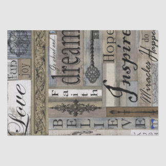 Holz von Entdeckungspapier Seidenpapier