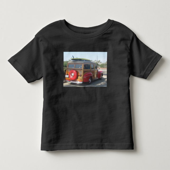Holz-Wagen Kleinkind T-shirt (Vorderseite)