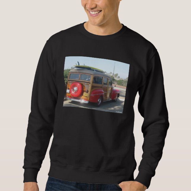 Holz-Wagen Sweatshirt (Vorderseite)