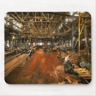 Holzarbeiter - Board Stiff 1905 Mousepad