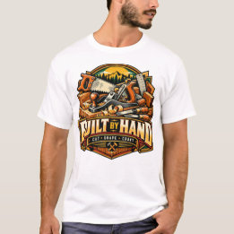 Holzarbeiter Tischler Handsäge Werkzeuge Von Hand T-Shirt