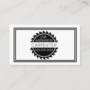 Holzarbeiter Tools Carpenter Handyman Business Visitenkarte