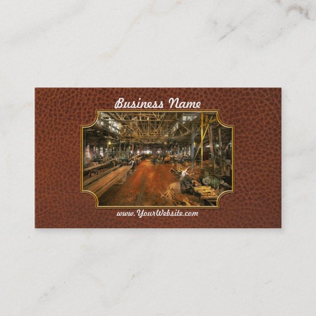 Holzarbeiter - Vorstand Stiff 1905 Visitenkarte (Vorderseite)