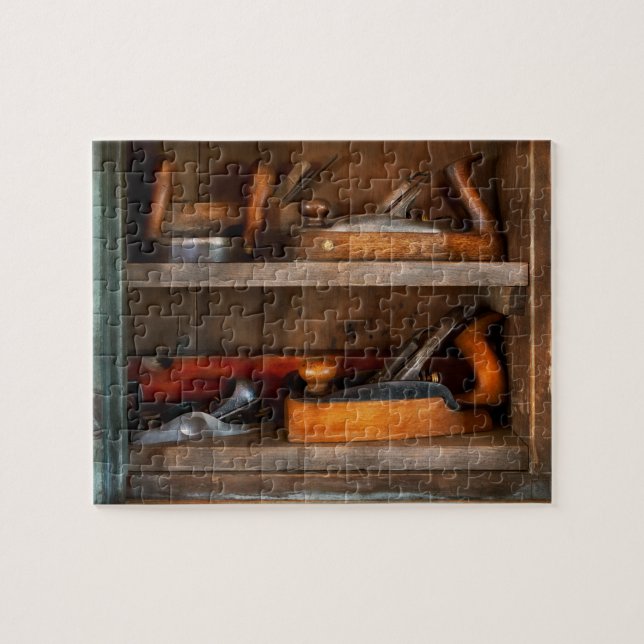Holzarbeiter - Werkzeuge für Handwerker Puzzle (Horizontal)