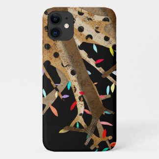 Holzbark Polka Dots Hochzeitsbaum Case-Mate iPhone Hülle