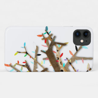 Holzbark Polka Dots Hochzeitsbaum Case-Mate iPhone Hülle