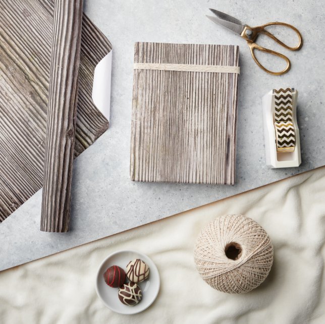 Holzbaum Knoten Eichenholzstreifen Geschenkpapier (Kunsthandwerk)