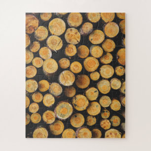 Holzbaumbügel gestapelt puzzle