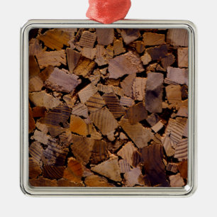 Holzbaumholz rustikales Holzbaumholzmuster Ornament Aus Metall