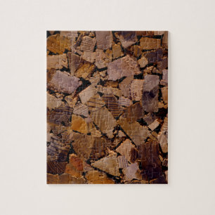 Holzbaumholz rustikales Holzbaumholzmuster Puzzle