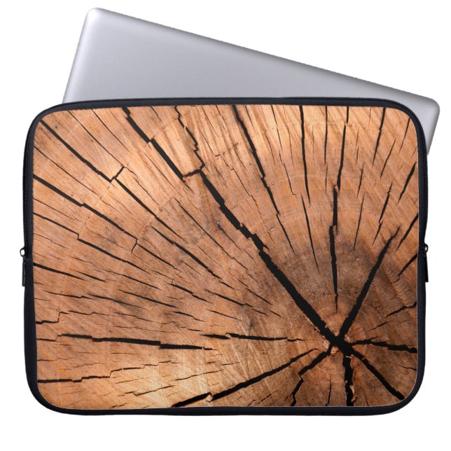 Holzbaumkreuz Laptopschutzhülle (Vorderseite)