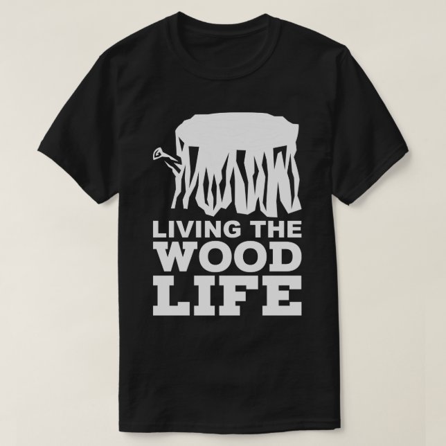 Holzbearbeitung 8 T-Shirt (Design vorne)