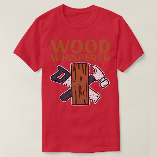 Holzbearbeitung Holzblaser 1 T-Shirt (Design vorne)