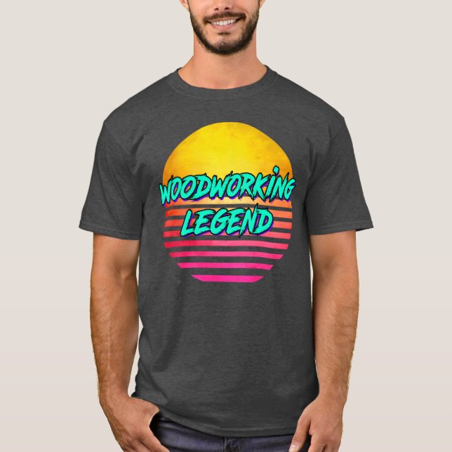 Holzbearbeitung T-Shirt (Vorderseite)