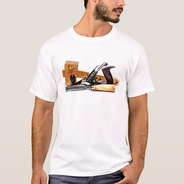 Holzbearbeitung T-Shirt (Vorderseite)