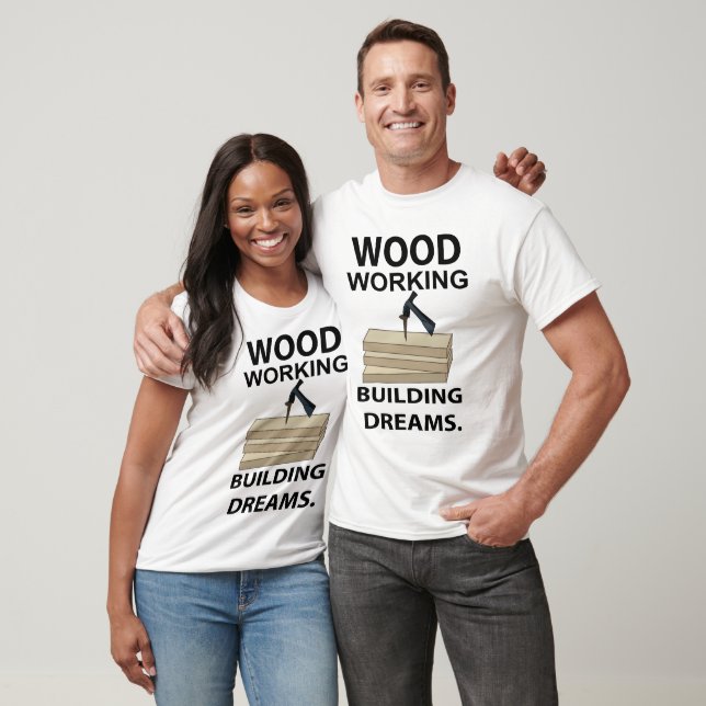 Holzbearbeitungshammer T-Shirt (Unisex)