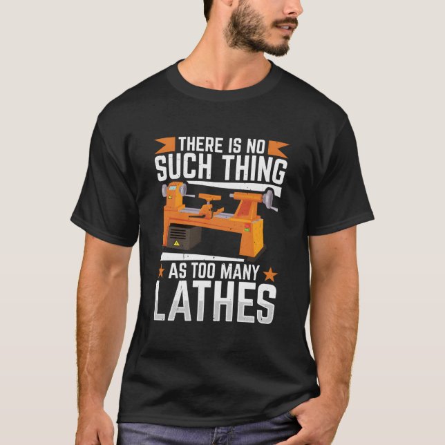 Holzbearbeitungstools Lathe Turner Sandpaper Wood T-Shirt (Vorderseite)