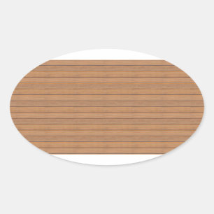 Holzblank-Natur Elegantes benutzerdefiniertes Temp Ovaler Aufkleber