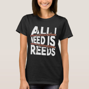Holzblasinstrument Bassoon Reed & Bassoonist T-Shirt