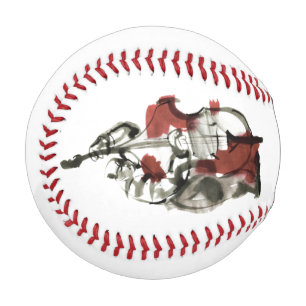 Holzblasspieler Baseball