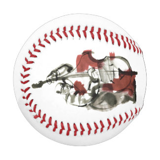 Holzblasspieler Baseball