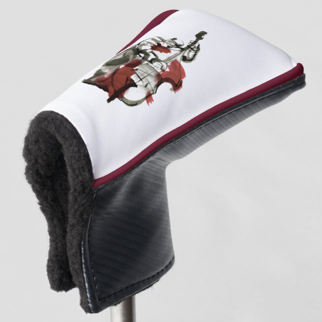 Holzblasspieler Golf Headcover (3/4 Vorderseite)