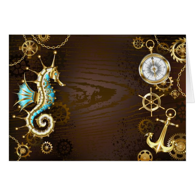 Holzboden mit mechanischem Seepferd