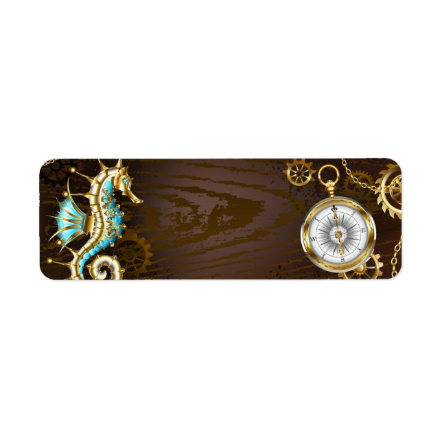 Holzboden mit mechanischem Seepferd (Vorne)