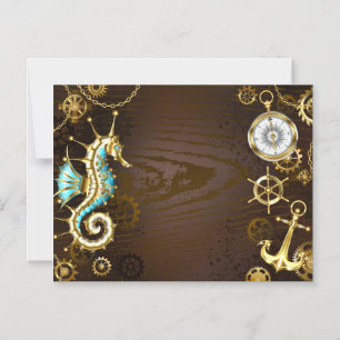 Holzboden mit mechanischem Seepferd Magneteinladung