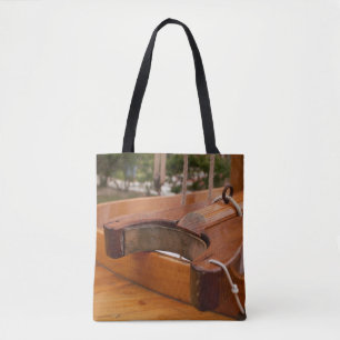 Holzboot Baum-Yoke-Schulter-Tasche
