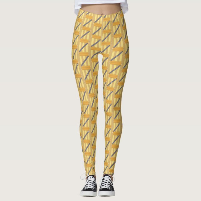 Holzbox Leggings (Vorderseite)