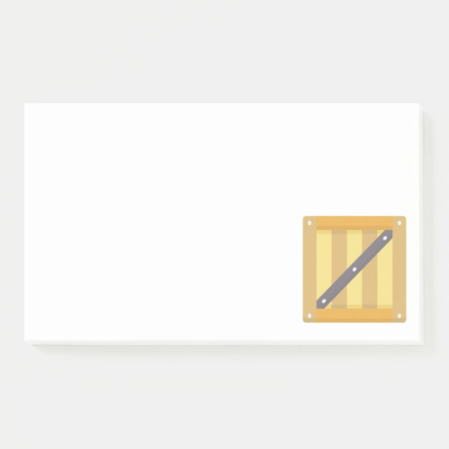 Holzbox Post-it Klebezettel (Vorderseite)