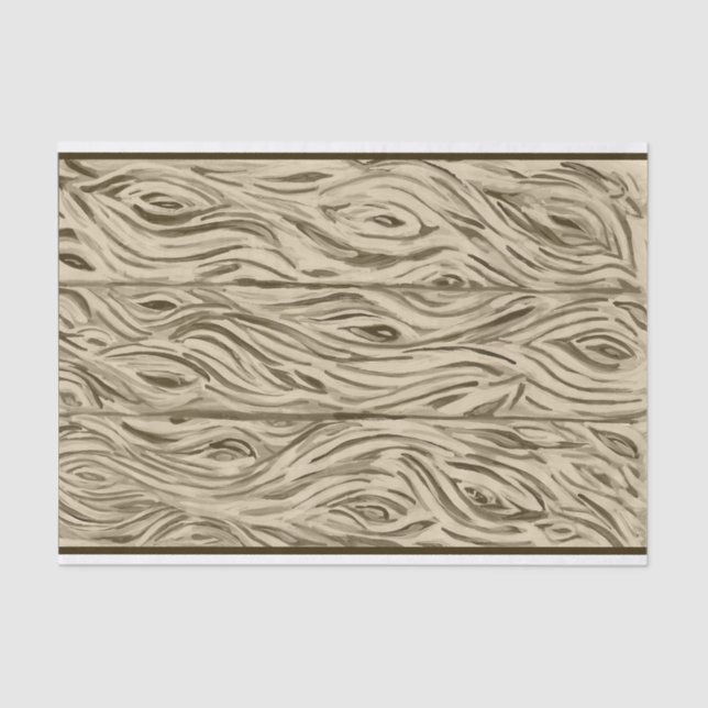 Holzbrett, französisches Eichenholzpapier, inspiri Seidenpapier (Vorderseite)