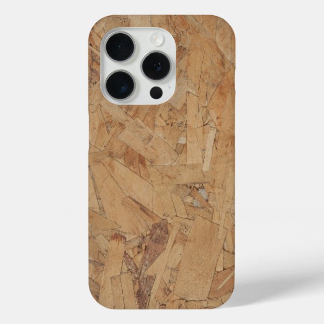 Holzbrett Natur Braunes Holz geschnitzte Textur Case-Mate iPhone Hülle (Rückseite)