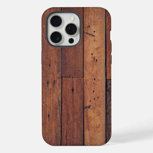 Holzbretter iPhone Hülle (Rückseite)