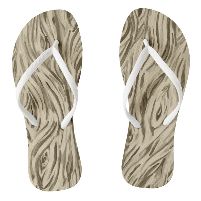 Holzbretter-Planken-Flip-Flops-Sandalen Flip Flops (Fußbett)
