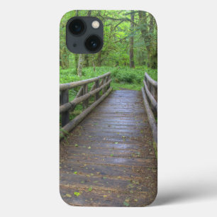 Holzbrücke am Maple Glade trail, Farne und Case-Mate iPhone Hülle